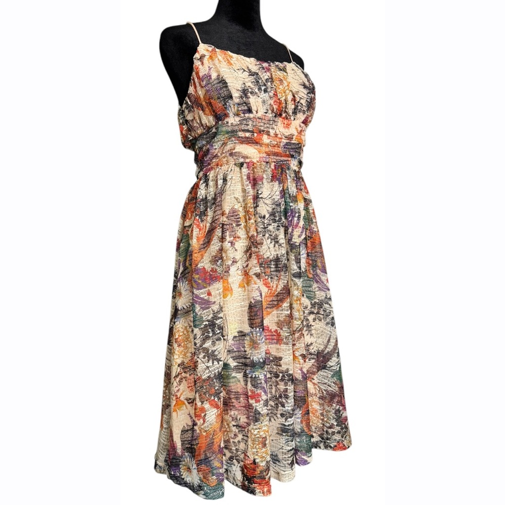 Sold! Maeve for Anthropologie Mackenzie Boho Floral Midi Dress - Picture 5 of 11